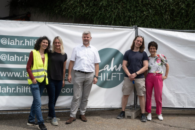 Gabi Rauch, Laura Kreye, Jens Rhode (Badische Treuhand), Pirmin Styrnol und Barbara Henninger (Badische Treuhand)