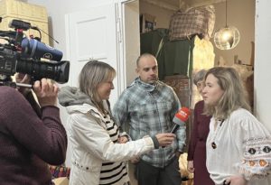 Anzhelika Kovalenko im SWR-Interview in Kalusch
