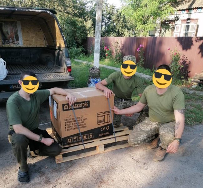 Die Generatorenlieferung nach Bachmut ist geglückt